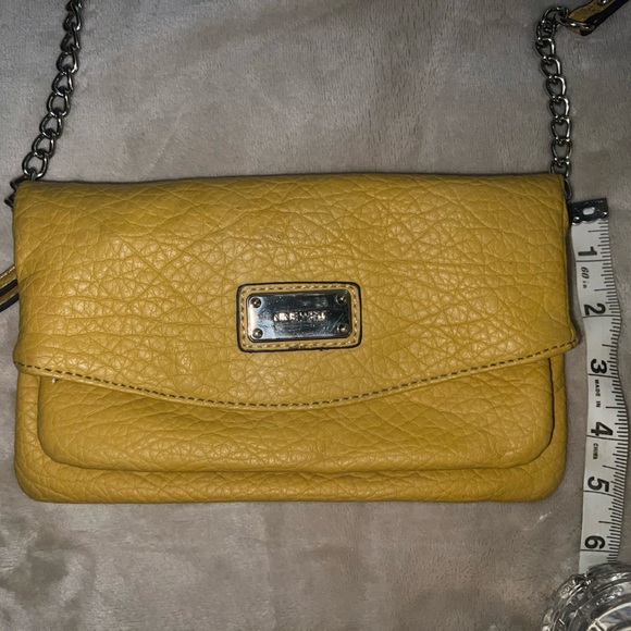 Nine West Cross Body Flap Pocket Bag - Yellow - Picture 7 of 8